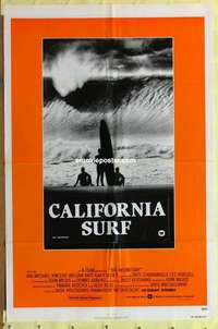 b101 BIG WEDNESDAY int'l one-sheet movie poster '78 classic surfing movie!