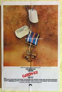 b151 CATCH 22 int'l one-sheet movie poster '70 Alan Arkin, Orson Welles