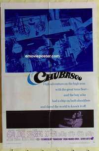 b162 CHUBASCO one-sheet movie poster '68 Chris Jones, Susan Strasberg