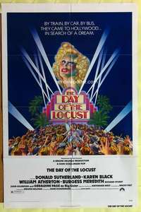 b215 DAY OF THE LOCUST one-sheet movie poster '75 John Schlesinger, Byrd art