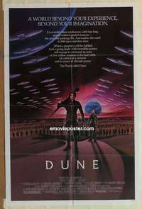 b248 DUNE one-sheet movie poster '84 David Lynch sci-fi epic!