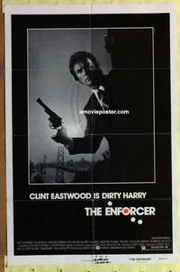 b258 ENFORCER one-sheet movie poster '77 Clint Eastwood, classic!