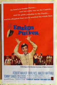 b260 ENSIGN PULVER one-sheet movie poster '64 Robert Walker, Burl Ives
