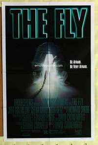 b304 FLY one-sheet movie poster '86 David Cronenberg, Jeff Goldblum