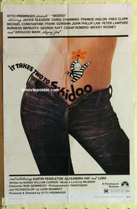 b774 SKIDOO one-sheet movie poster '69 Otto Preminger, sexy image!