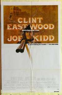 b448 JOE KIDD one-sheet movie poster '72 Clint Eastwood, Duvall, Sturges