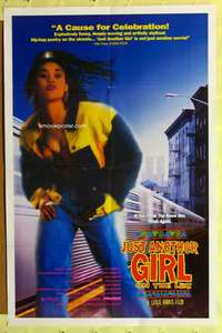b462 JUST ANOTHER GIRL ON THE I.R.T. one-sheet movie poster '92 Harris