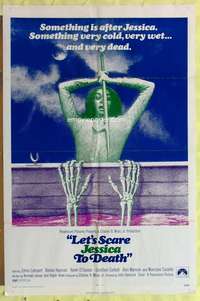 b498 LET'S SCARE JESSICA TO DEATH one-sheet movie poster '71 horror!