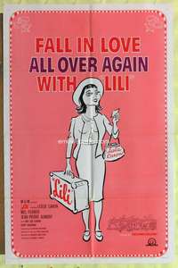 b505 LILI one-sheet movie poster R64 you'll fall in love with Leslie Caron