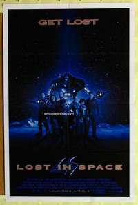 b520 LOST IN SPACE advance one-sheet movie poster '98 William Hurt, Rogers