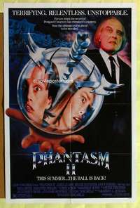 b663 PHANTASM 2 one-sheet movie poster '88 the ball is back!