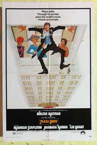 b671 PLAZA SUITE one-sheet movie poster '71 Walter Matthau, Stapleton