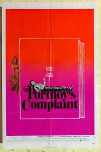 b686 PORTNOY'S COMPLAINT one-sheet movie poster '72 Richard Benjamin