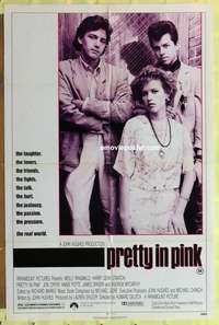 b690 PRETTY IN PINK one-sheet movie poster '86 Molly Ringwald, Stanton