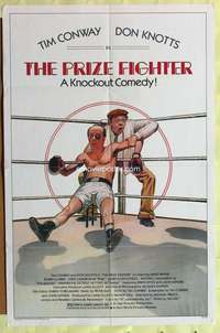 b695 PRIZE FIGHTER one-sheet movie poster '79 boxing Don Knotts, Tim Conway