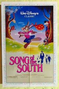 b788 SONG OF THE SOUTH one-sheet movie poster R86 Walt Disney, Uncle Remus