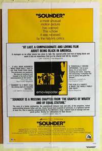 b789 SOUNDER one-sheet movie poster '72 Cicely Tyson, sharecroppers!