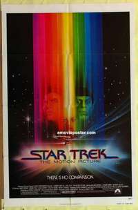 b811 STAR TREK advance one-sheet movie poster '79 Nimoy, Bob Peak art!