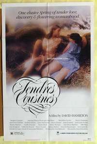 b871 TENDER COUSINS one-sheet movie poster '80 David Hamilton