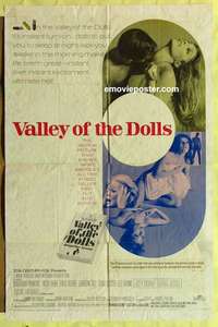 b916 VALLEY OF THE DOLLS one-sheet movie poster '67 sexy Sharon Tate!