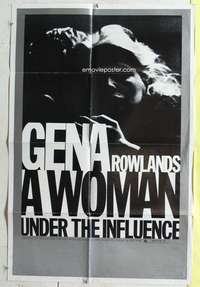 b983 WOMAN UNDER THE INFLUENCE one-sheet movie poster '74 Gena Rowlands