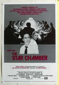 c021 STAR CHAMBER Australian one-sheet movie poster '83 judge Michael Douglas!