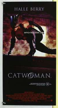c022 CATWOMAN Australian daybill movie poster '04 sexy Halle Berry!