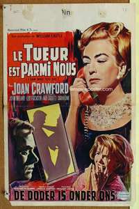 c091 I SAW WHAT YOU DID Belgian movie poster '65 Joan Crawford