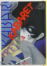 c072 CABARET Czech 11x16 movie poster 1989 Liza Minnelli, Bob Fosse