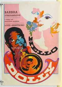 c071 HELLO DOLLY Czech 11x15 movie poster '70 Streisand, Louis Armstrong