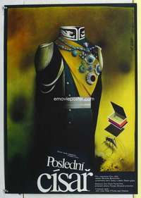 c084 LAST EMPEROR Czech movie poster '87 Bertolucci, Vlach artwork!