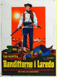 c070 VENGEANCE IS MY FORGIVENESS Danish movie poster '68 Tab Hunter
