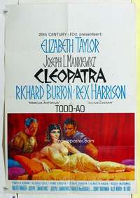 c057 CLEOPATRA Dutch 21x31movie poster '64 Elizabeth Taylor, Burton