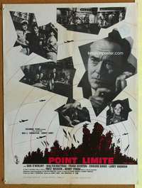 c049 FAIL SAFE French 22x30movie poster '64 Matthau, Henry Fonda
