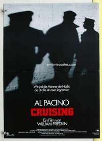 c533 CRUISING German 12x17 movie poster '80 gay Al Pacino, Friedkin
