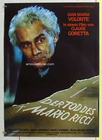 c554 DEATH OF MARIO RICCI German movie poster '83 Gian Maria Volonte