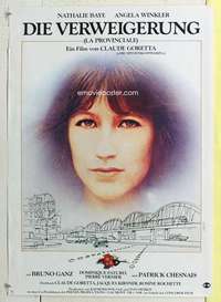 c565 GIRL FROM LORRAINE German movie poster '81 Nathalie Baye