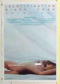 c568 IDENTIFICATION OF A WOMAN German movie poster '82 Antonioni
