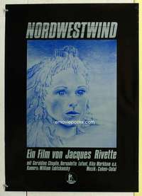 c581 NORTHWEST WIND German movie poster '76 Geraldine Chaplin