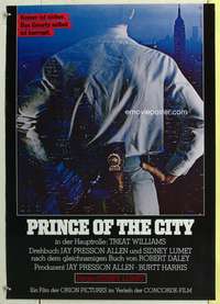 c583 PRINCE OF THE CITY German movie poster '81 Treat Williams, Orbach