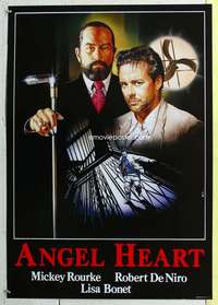 c206 ANGEL HEART Italian one-sheet movie poster '87 Robert DeNiro, Rourke