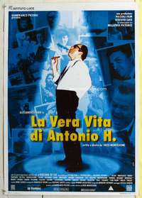 c207 TRUE LIFE OF ANTONIO H Italian one-sheet movie poster '94 Haber