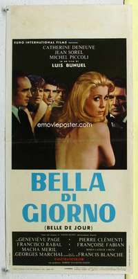 c138 BELLE DE JOUR Italian locandina movie poster '68 sexy Deneuve!