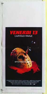 c147 FRIDAY THE 13th 4 Italian locandina movie poster '84 Final Chapter