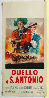 c160 SAN ANTONIO Italian locandina movie poster R62 Errol Flynn