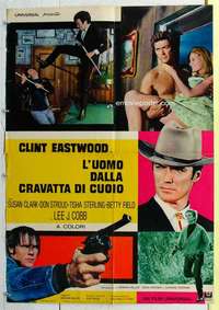 c191 COOGAN'S BLUFF large Italian photobusta movie poster '68 Eastwood