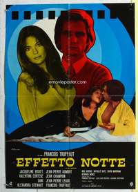 c192 DAY FOR NIGHT large Italian photobusta movie poster '73 Truffaut