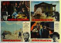 c176 FOR A FEW DOLLARS MORE 4 Italian photobusta movie posters '67