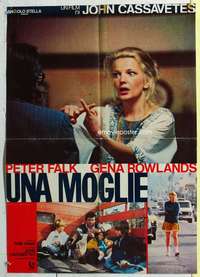 c205 WOMAN UNDER THE INFLUENCE large Italian photobusta movie poster '74