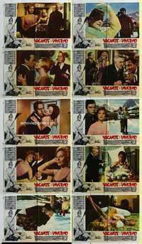 c186 WINTER HOLIDAYS 10 Italian photobusta movie posters '59 de Sica
